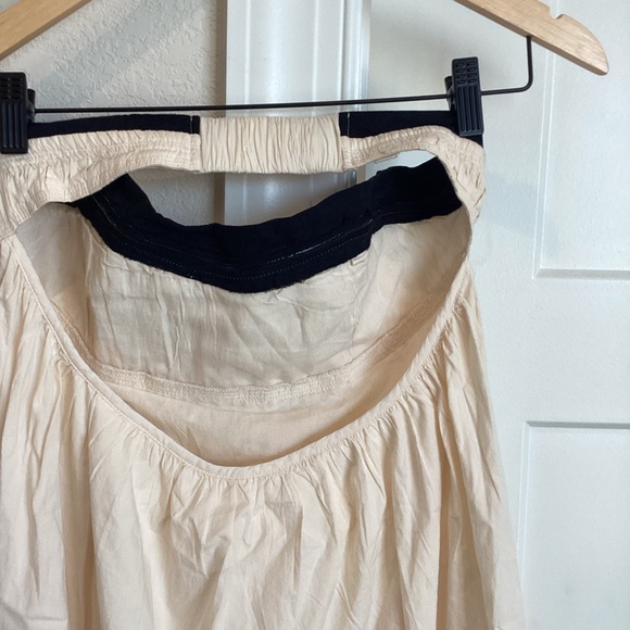 Maeve Strapless Pintuck Open-Back Dress Anthropologie - Picture 8 of 11